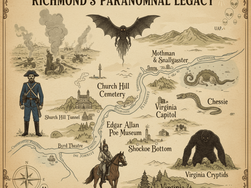 Self-Guided Paranormal Tour of Richmond,&nbsp;Virginia