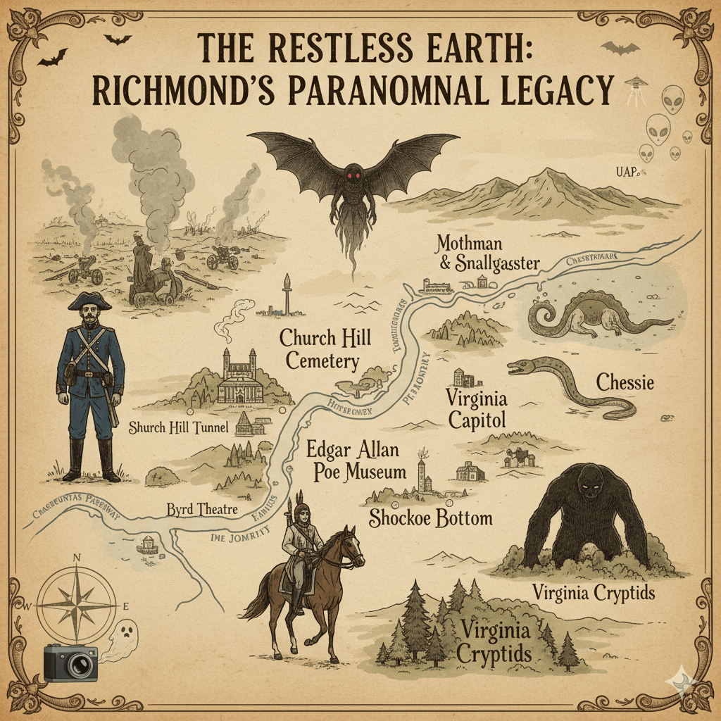 Self-Guided Paranormal Tour of Richmond,&nbsp;Virginia